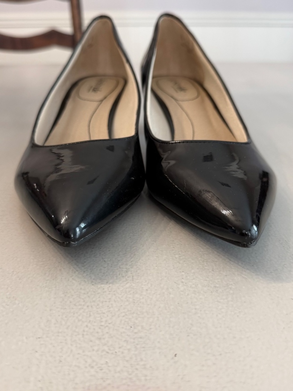 LifeStride Soft System Women’s Minx Black Patent Pointed Toe Heels Sz 10 GUC - Picture 4 of 11